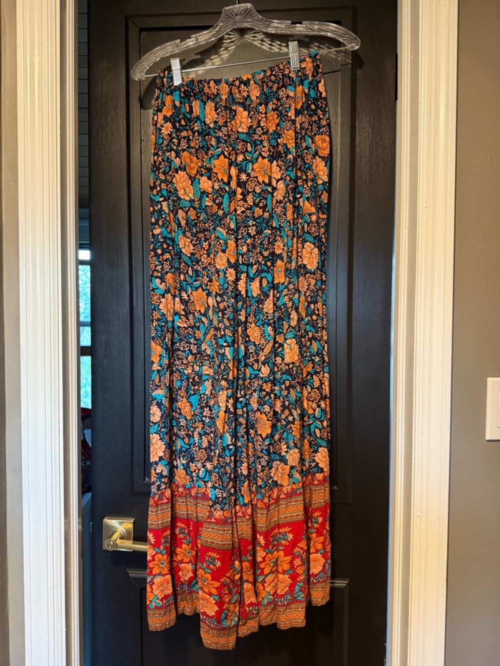 Natural Life, Boho Floral Tiered Palazzo Pants